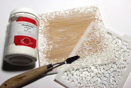 Текстурная паста для живописи