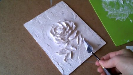 Горы текстурной пастой как нарисовать