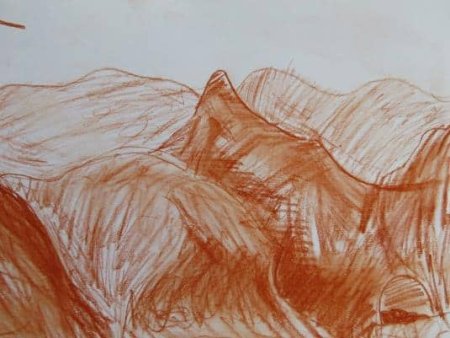 Рисование сангиной в старшей