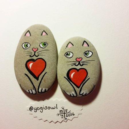 Рисование на камнях