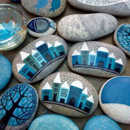 Роспись на камнях