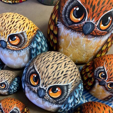 Роспись на камнях