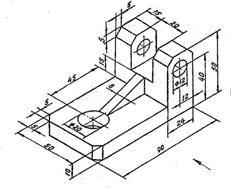 Геометрические тела Инженерная Графика чертежи
