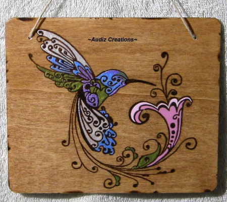 Роспись по дереву выжигателем