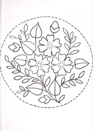 Рисунки для вышивания тамбурным швом для детей