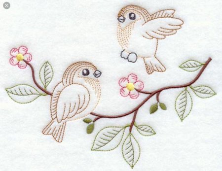 Узоры для вышивания стебельчатым швом