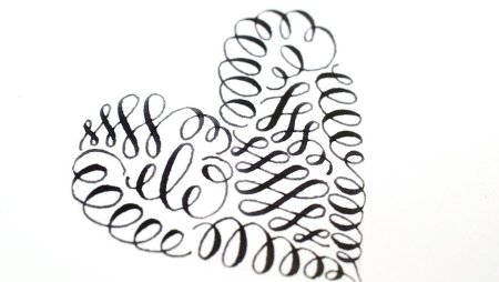 Каллиграфические рисунки