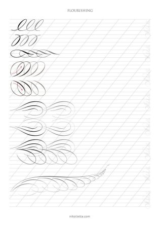 Каллиграфическое письмо прописи для начинающих