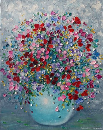 Картины мастихином акрил