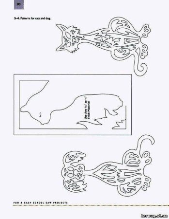 Трафареты поделок электролобзиком