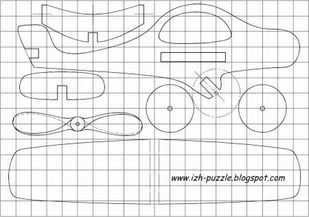 Самолетик из фанеры чертежи