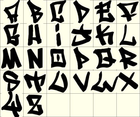 Шрифты для тегов