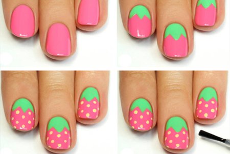 Маникюр летний для начинающих