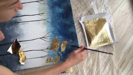 Сусальное золото в живописи