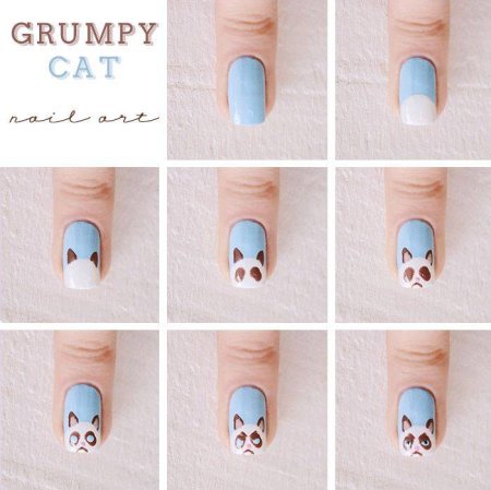 Ногти со стичем