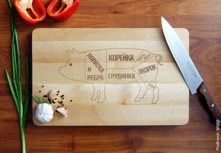 Рисунок для выжигания на разделочной доске