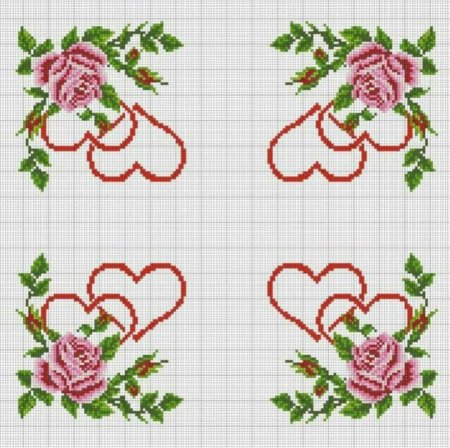 Красивые и простые рисунки для вышивки