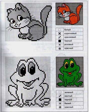 Рисунки на канву для вышивания крестиком легкие
