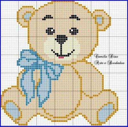Схема коврового вышивания
