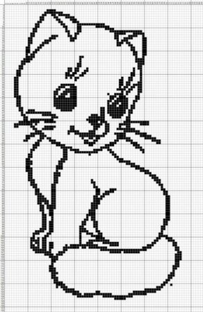 Вышивка детская монохром