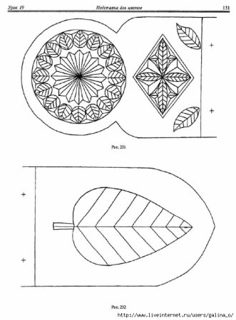 Геометрическая резьба по дереву для начинающих схемы