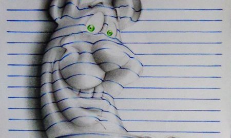 Прикольные рисунки в тетради в клетку