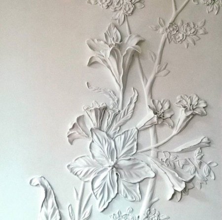 Трафарет для барельефа