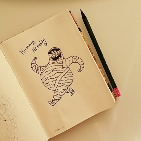 Рисунки в скетчбуке