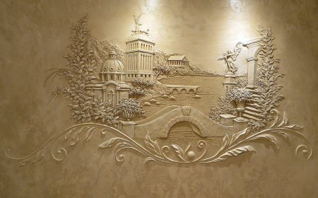 Панно из декоративной штукатурки