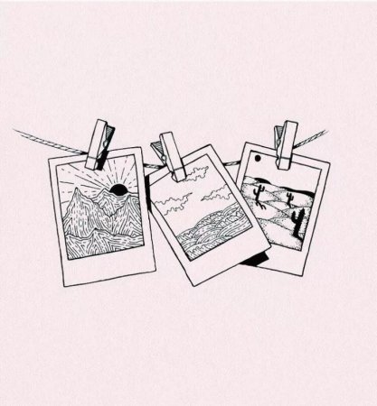 Маленькие рисунки для скейч бука