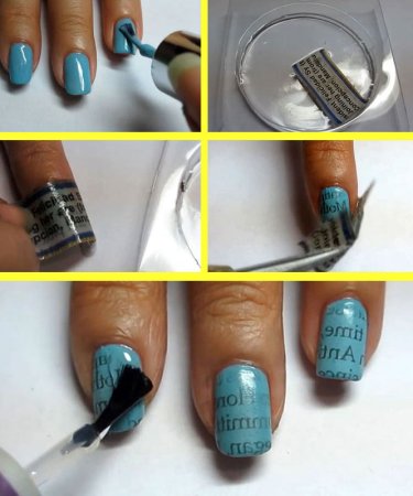 Маникюр самой себе в домашних