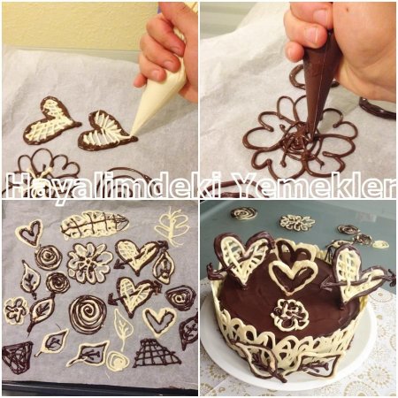 Украшения из шоколада для торта