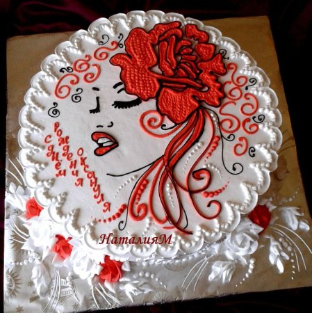 Торт рисунок