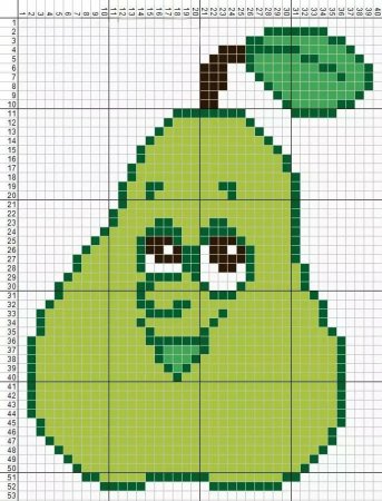 Схема для вышивания крестиком для начинающих
