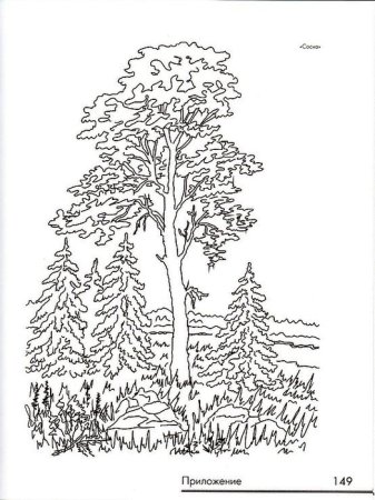 Вышивка гладью схемы пейзажи