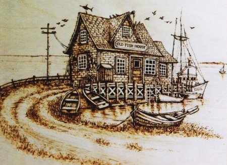 Дом для выжигания