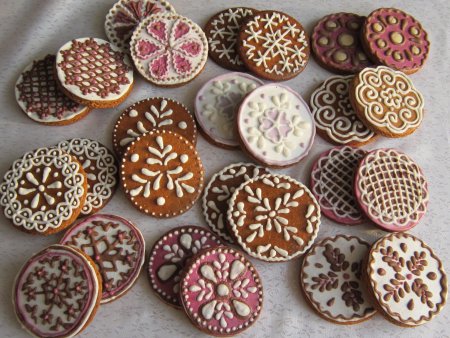 Украшение пряников глазурью