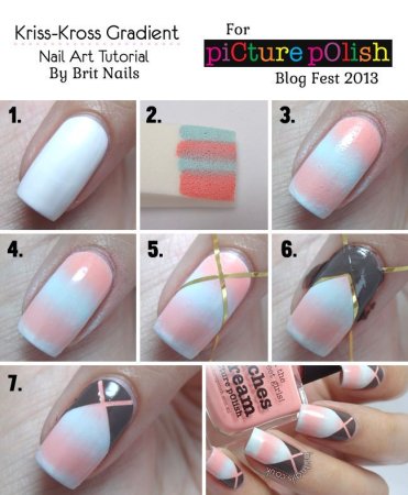 Схемы рисования натногтях