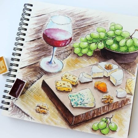 Картины для скетчинга