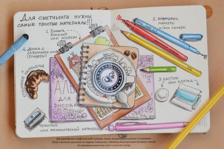 Что нужно для рисования скетчей