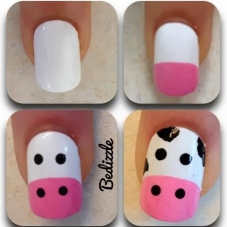 Дизайн ногтей детский легкий