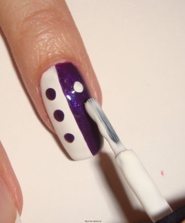 Разводы на ногтях пошагово