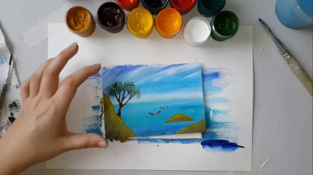 Творческое испытание живопись