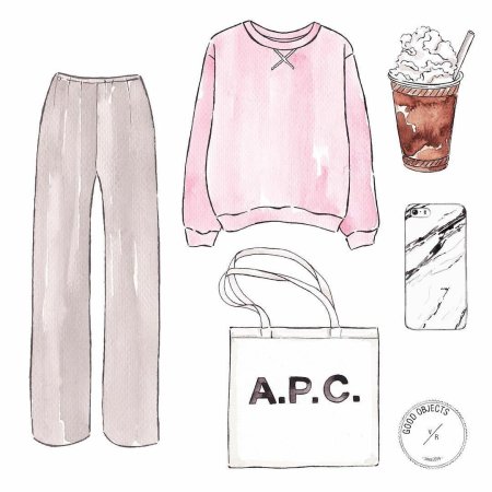 Картинки для срисовки одежда