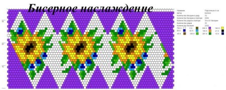 Схема вязания крючком пасхального яйца из бисера