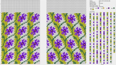 Очечник из бисера крючком схема вязания