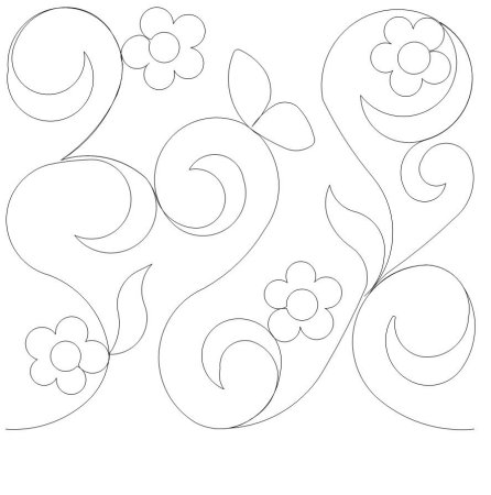 Схемы машинной Стежки для квилтинга