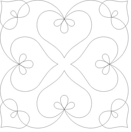 Схемы машинной Стежки для квилтинга