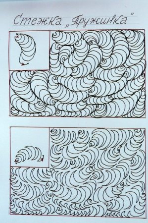 Схемы свободно ходовой Стежки