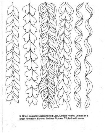 Машинная стежка схемы